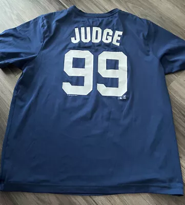 Aaron Judge New York Yankees Wicking Training TX3 Cool Shirt Large • $18.99