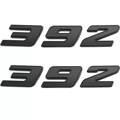 2X Metal Black 392 3D Decal Car Fender Emblem Badge Sticker For HEMI VIPER • $13.99
