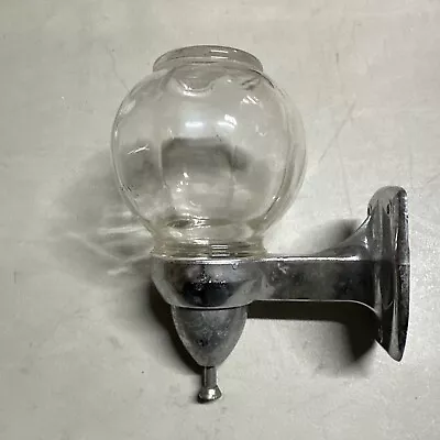 Antique Glass Ball Liquid Soap Dispenser Disinfecting Vintage Bathroom • $19.50