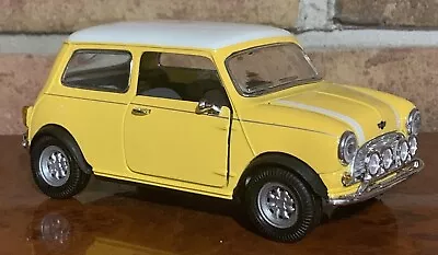 Mini Cooper 1:18 YELLOW Diecast Model BY SUNNYSIDE LTD • $41.84