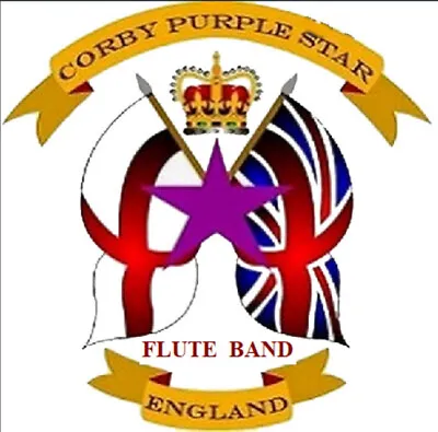 £8 • Buy **CORBY PURPLE STAR**  *Flute Band*  LOYALIST/ORANGE/ULSTER/CD 