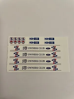 1/18 Scale Modified Tuning RSOWNERSCLUB Decal Sunstrips • £3.50