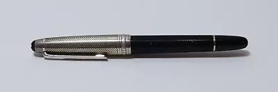 Montblanc Meisterstuck Doue Solitaire Sterling Silver Pix Fountain Pen (Germany) • $339.98