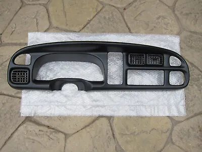 99-01 Dodge Ram Truck 1500 2500 3500 Black Speedometer Radio Dash Trim Bezel Oem • $159.99