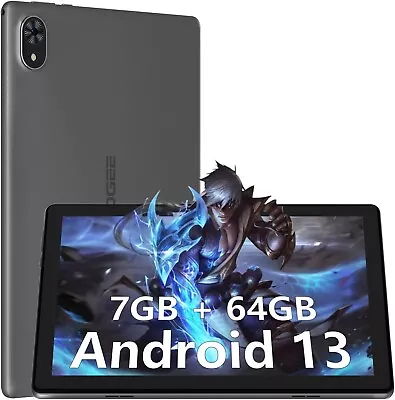 DOOGEE U9 64GB 10inch Wi-Fi - Ash Grey Tablet Android 13 Bluetooth - BNIB • £69