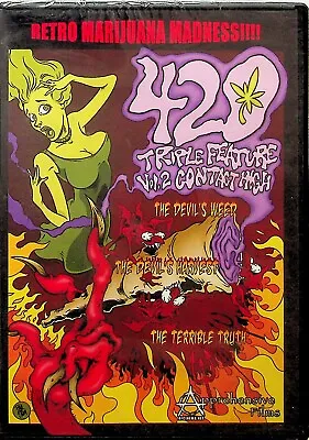 £7.99 • Buy 420 Triple Feature Vol.2 (DVD -NEW) 3 Vintage Films Marijuana/Weed/1940s/50s