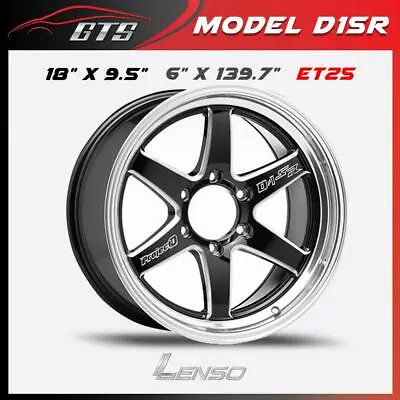 18x9.5 Lenso D-1SR-T Wheel 6x139.7 Mazda BT-50 4x2 4x4 Pick Up 2021 • $2391.99