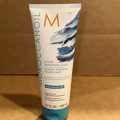 Moroccanoil Color Depositing Mask AQUAMARINE Color Conditioning Treatment 6.7 Oz • $31.99