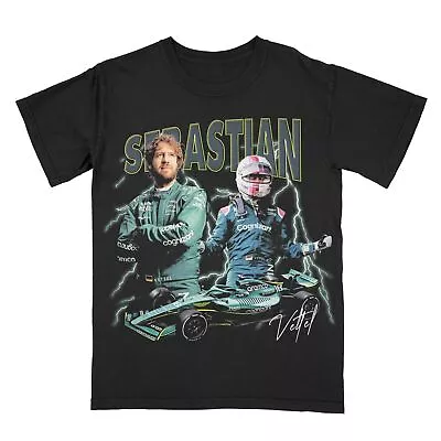 Sebastian Vettel Vintage Shirt 90s Bootleg Shirt Formula 1 Racing Best Gift • $23.99