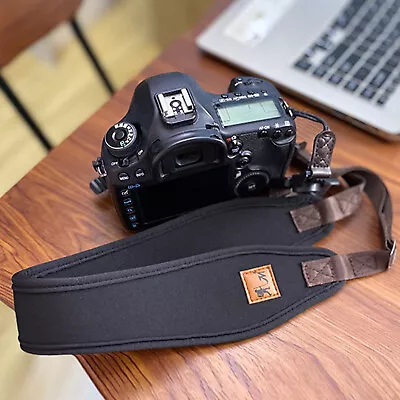 Universal Cotton Rope Camera Neck Strap Vintage Shoulder Strap Leather Lanyard • £10.79