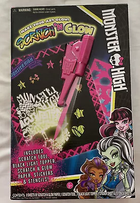 Monster High Art Glow Activity Set New Ships Free!! • $12.99