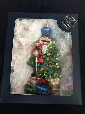 NEW KOMOZJA MOSTOWSKI FAMILY POLISH  Glass CHRISTMAS ORNAMENT Nutcracker • $74.99