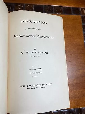 Sermons Preached At The Metropolitan Tabernacle (Vol. 13) By C. H. Spurgeon • $22