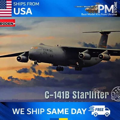 Roden 325 Lockheed C-141B Starlifter American Military Transport 1/144 • $53.95