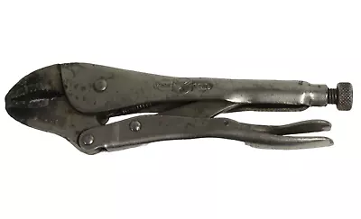 Vise-Grip Petersen Dewitt Vintage 10CR Locking Pliers Curved Jaw USA Made • $14.95