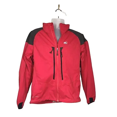Millet Mountain Windstopper Jacket Red Black Mens Size L Outdoors Hiking Climb • $30
