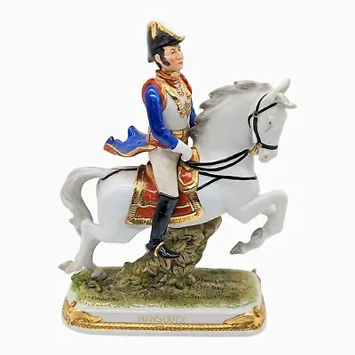 Scheibe Alsbach Porcelain Figure Napoleonic Kister Soldier Nansouty Horseback • £100.54