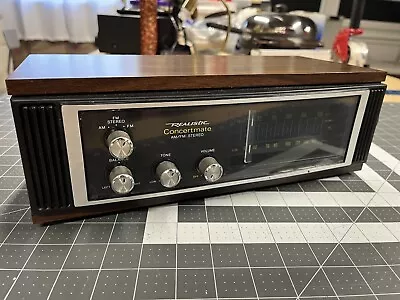 Vintage 1980 Realistic Concertmate AM/FM Stereo Radio 12-685 ~ TESTED WORKING • $50