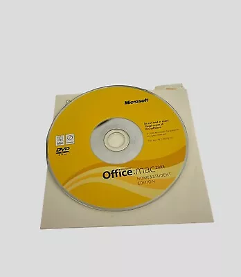 Microsoft Office Mac 2008 Home & Student Edition With 3 Product Keys • $17.95