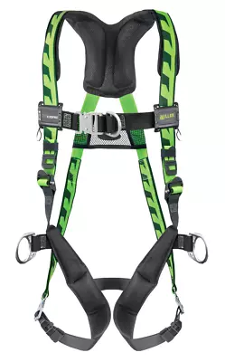 Honeywell Miller Acf-Qcdsmg Full Body Harness Vest Style S/M Polyester Green • $375