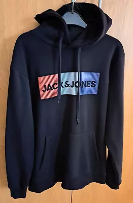 Jack & Jones Black Mens Hoody • £8.50