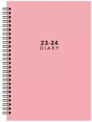 £4.99 • Buy 2023-2024 A5 Week To View Academic Diary Hardback Spiral Student Teacher Diary