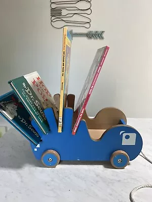 P'KOLINO - Book Buggee Wood Pull Toy For Childs Books & Other Toys • $14.99