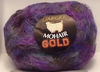 Jaeger Mohair Gold; Shade 800 Sarabande (Purple) Lot Of 3 • $24
