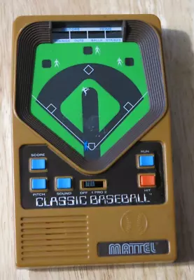 Mattel Classic Baseball 2001 Handheld Electronic Game • $24.02