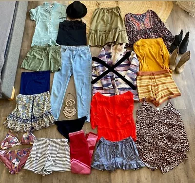 Women’s 8-10 Boho Clothing Mixed Bulk Bundle Billabong Ghanda Tigerlily 35 Items • $100