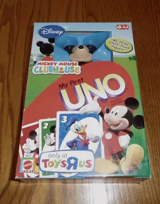 Mickey Mouse Clubhouse My First Uno King-Size Card Game With Figure • $12.50