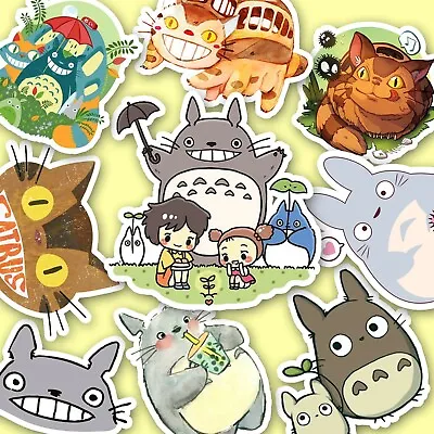Totoro Stickers Ghibli Stickers Large Size Anime Stickers Miyazaki [12 Pc] • $3.59