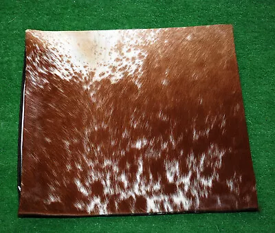 New Cowhide Leather Cushion Cover Rug Cow Hide Hair On Cushion E-343 • £0.99