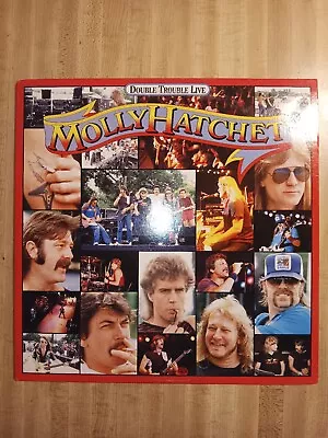 Molly Hatchet - Double Trouble Live - Lp / E2 40137  1985 EPIC • $18