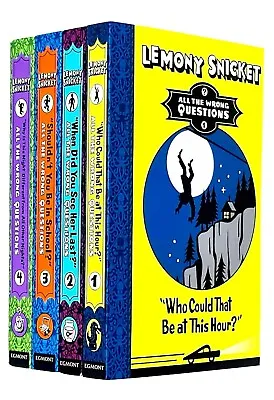 £17.85 • Buy Lemony Snicket All The Wrong Questions Collection 4 Books Set Paperback NEW 