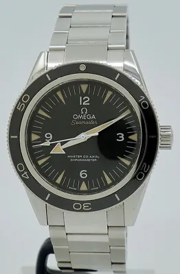 Omega Ref 23330412101001 Steel Automatic 41mm Black Dial Seamaster 300 Heritage • $8300