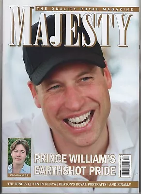 Prince William's Earthshot Pride Majesty Magazine December 2023 • $13.25