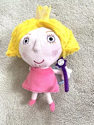 TALKING PRINCESS HOLLY FROM BEN & HOLLY'S LITTLE KINGDOM PLUSH SOFT TOY 10” Used • £7