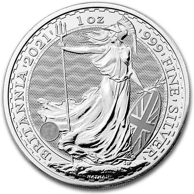 2021 1oz Silver BRITANNIA Bullion Coin - Uk Royal Mint • £32.90