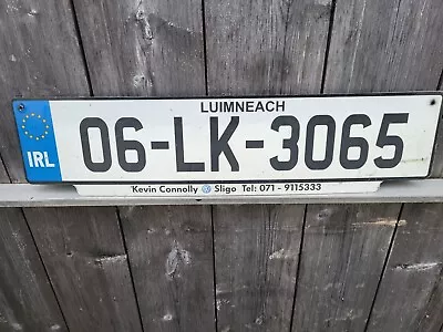 Genuine Ireland License Plate From County Limerick 06 LK 3065 Connolly • $13.99