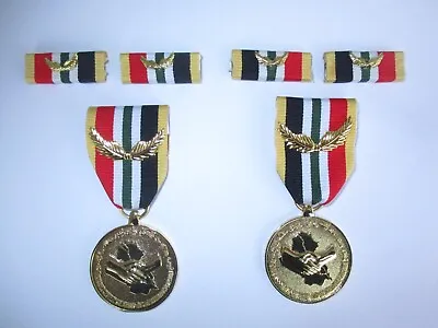 Iraq Commitment Medals (military & Civilian Version) With Service Ribbons  • $38.95