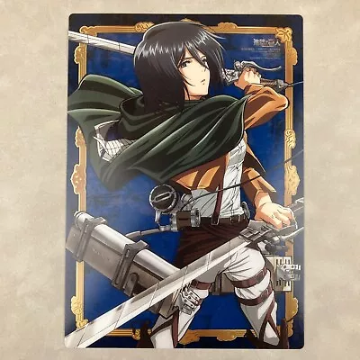 Kodansha Attack On Titan Mikasa Ackerman Anime Clear Poster Japan Import • $17.99