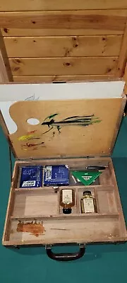 Vintage M. Grumbacher Painting Box With Some Supplies. • $25
