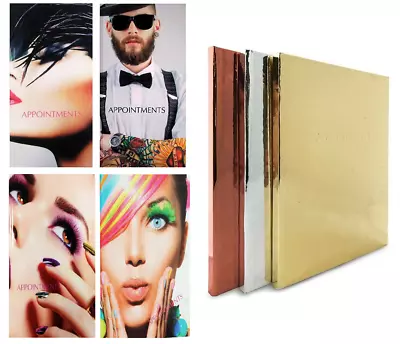 £10.99 • Buy Appointment Book 3 6 Column Undated Log A4 A5 Diary Hair Salon Beauty Tattoo Spa