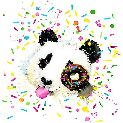 £2.60 • Buy Girls Funky Panda Iron On T-Shirt Transfer Print Free P&P