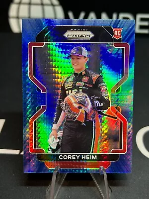 2022 Prizm Racing Blue & Carolina Blue Hyper Prizm Corey Heim RC #6 • $2.99