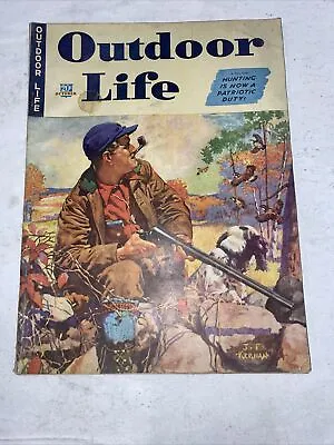  1942 Outdoor Life October - J F Kernan; Hunting Is Patriotic; Reblue Your Gun • $19.95