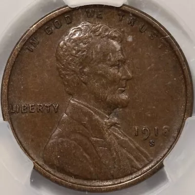 1918-S Lincoln Cent CACG AU-55 CAC • $133.49