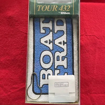 Vintage Boat Trader Promotional Golf Set Towel 3 Balls Wilson Tour 432 Tees + • $14.80