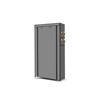 $35.99 • Buy Levede 10 Tier Shoe Rack Portable Storage Cabinet Organiser Wardrobe Grey Cover
